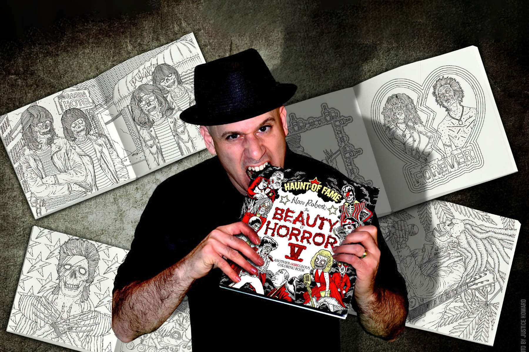 Download Alan Robert Of Life Of Agony To Release New The Beauty Of Horror Coloring Book This Fall
