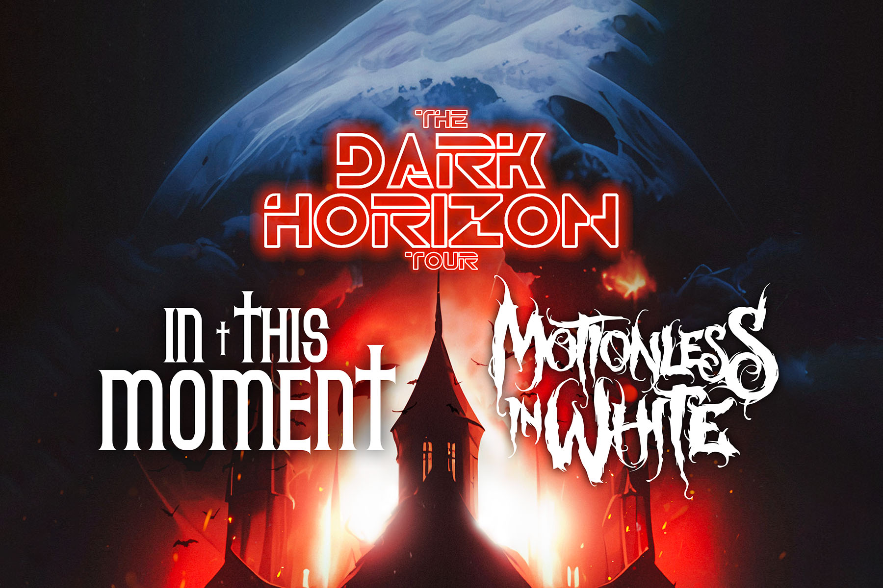 Motionless In White on X: Week 2 of The Dark Horizon Tour is